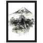 Fuji San Matte Paper Wooden Framed Poster