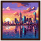 Pixelopolis Matte Paper Wooden Framed Poster