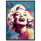 Monroe Matte Paper Wooden Framed Poster