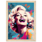 Monroe Matte Paper Wooden Framed Poster