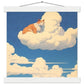 Cat on a Cloud Matte Paper Poster with Hanger