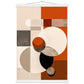 Abstract in Orange Matte Paper Poster with Hanger