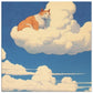 Cat on a Cloud Canvas