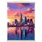 Pixelopolis Matte Paper Poster with Hanger