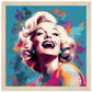 Monroe Matte Paper Wooden Framed Poster