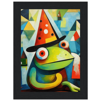 Hoppy Hour Matte Paper Wooden Framed Poster