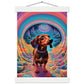 Small Dog Big World Matte Paper Poster with Hanger