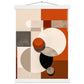 Abstract in Orange Matte Paper Poster with Hanger