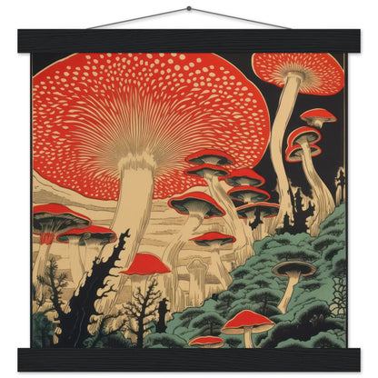 Mycelium Madness Matte Paper Poster with Hanger