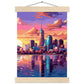 Pixelopolis Matte Paper Poster with Hanger