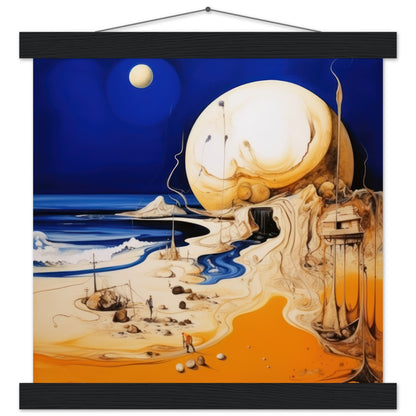 The Moon Fell And It's Made Of Cheese Matte Paper Poster with Hanger