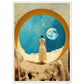 With Love From The Moon Matte Paper Wooden Framed Poster