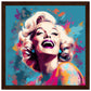 Monroe Matte Paper Wooden Framed Poster