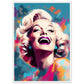 Monroe Matte Paper Wooden Framed Poster