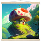 On Mushroom Hill Matte Paper Poster with Hanger