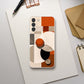 Abstract in Orange Flexi case