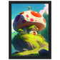 On Mushroom Hill Matte Paper Wooden Framed Poster