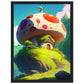 On Mushroom Hill Matte Paper Wooden Framed Poster