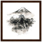 Fuji San Matte Paper Wooden Framed Poster