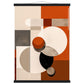 Abstract in Orange Matte Paper Poster with Hanger