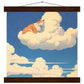 Cat on a Cloud Matte Paper Poster with Hanger