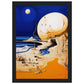 The Moon Fell And It's Made Of Cheese Matte Paper Wooden Framed Poster