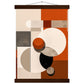 Abstract in Orange Matte Paper Poster with Hanger