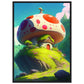 On Mushroom Hill Matte Paper Wooden Framed Poster