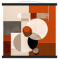 Abstract in Orange Matte Paper Poster with Hanger