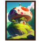 On Mushroom Hill Matte Paper Wooden Framed Poster