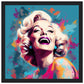 Monroe Matte Paper Wooden Framed Poster