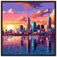 Pixelopolis Matte Paper Wooden Framed Poster