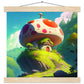 On Mushroom Hill Matte Paper Poster with Hanger