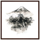 Fuji San Matte Paper Wooden Framed Poster