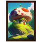 On Mushroom Hill Matte Paper Wooden Framed Poster