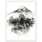 Fuji San Matte Paper Wooden Framed Poster