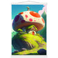 On Mushroom Hill Matte Paper Poster with Hanger