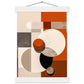 Abstract in Orange Matte Paper Poster with Hanger