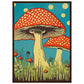 Fun-gus Matte Paper Wooden Framed Poster