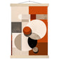 Abstract in Orange Matte Paper Poster with Hanger