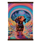 Small Dog Big World Matte Paper Poster with Hanger