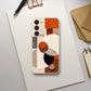 Abstract in Orange Flexi case