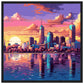 Pixelopolis Matte Paper Wooden Framed Poster