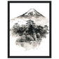 Fuji San Matte Paper Wooden Framed Poster