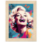 Monroe Matte Paper Wooden Framed Poster