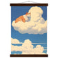 Cat on a Cloud Matte Paper Poster with Hanger