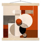 Abstract in Orange Matte Paper Poster with Hanger