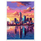 Pixelopolis Matte Paper Wooden Framed Poster