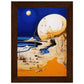 The Moon Fell And It's Made Of Cheese Matte Paper Wooden Framed Poster