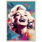 Monroe Matte Paper Wooden Framed Poster